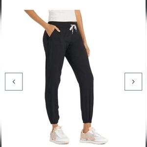 Vuori Black Jogger Pants with Drawstring